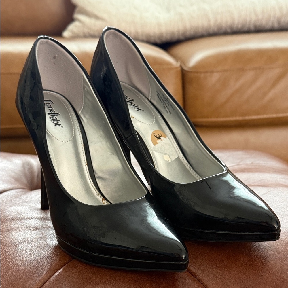 Limelight Black patent Women's Heels